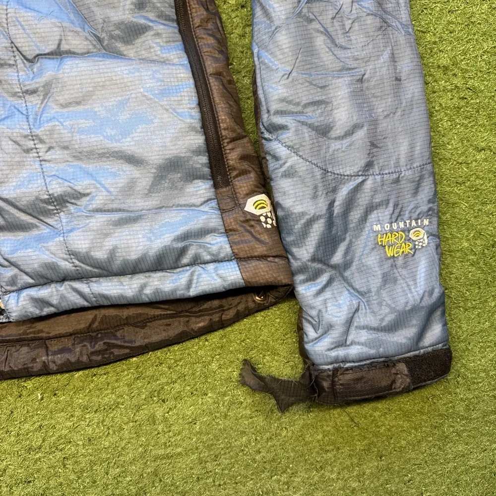 Mountain Hardwear Primaloft Women's Jacket Full Zip Blue Black Size‎ 6